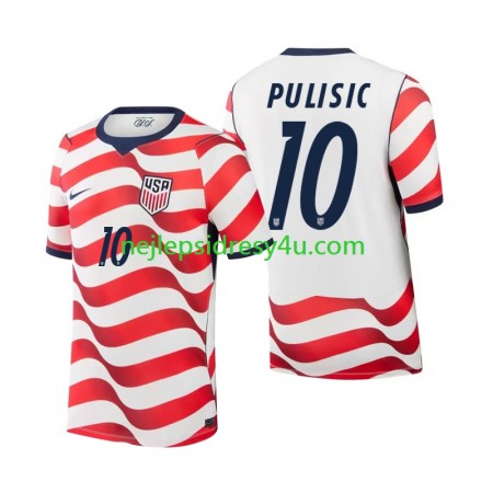 Fotbalový Dres Spojené Státy Americké Christian Pulisic 10 Domácí Mistrovství světa 2026 Fotbalový Dres Spojené Státy Americké Christian Pulisic 10 Domácí Mistrovství světa 2026